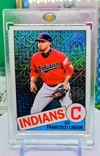 Francisco Lindor MOJO 2020 Topps Retro 1985 Chrome REFRACTOR 1/1    85c-12