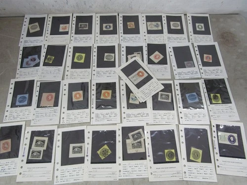 Nystamps US back book cut square stamp collection high cost m28wn