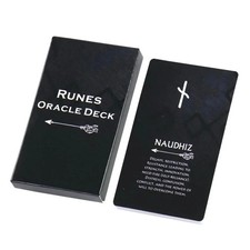 Rune Oracle Tarot Deck • 26 Cards • Witchcraft Divination