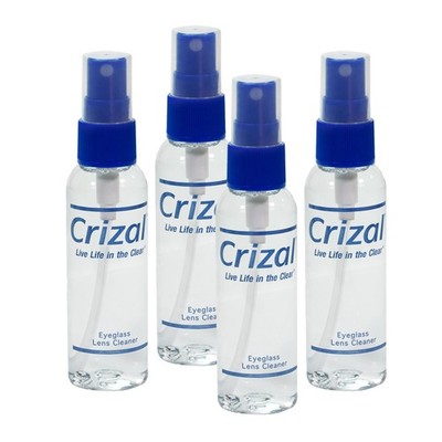 Eyeglass Lens Cleaning Solution 4-Pack Safe for AR-Coated Lenses