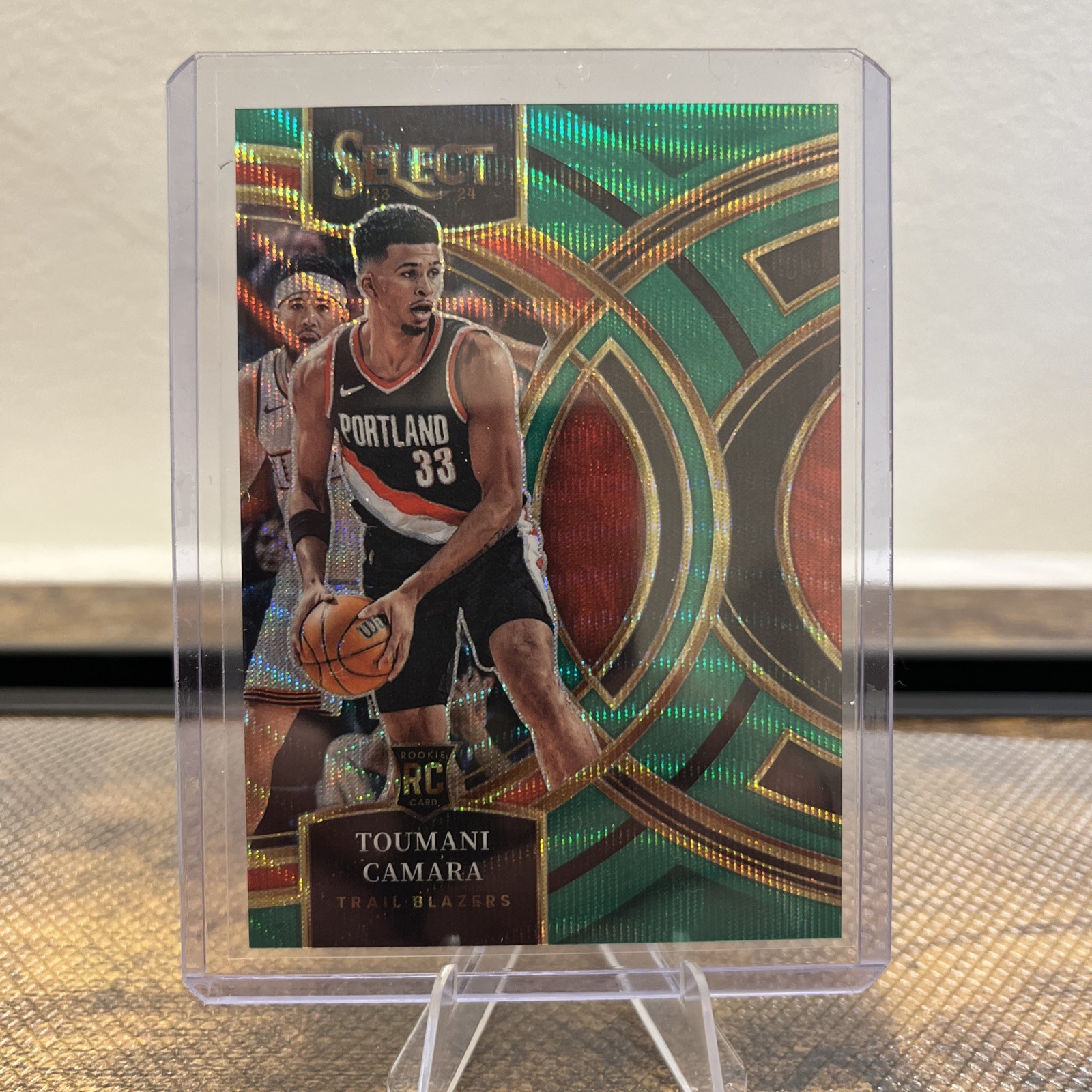 2023-24 Panini Select #115 Toumani Camara Rookie RC Green Wave /50