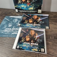 Star Wars Episode 1 Insider's Guide Big Box Macintosh CD-Rom MAC PC 2-Disc 1999