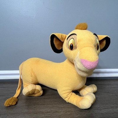Disney Lion King Simba Plush Stuffed Animal Toy Large Kids Yellow