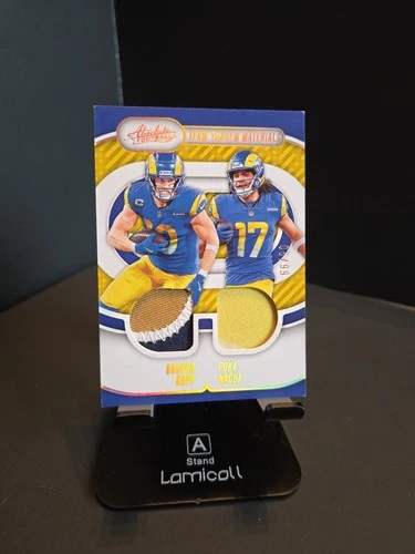 2024 Panini Absolute Football Cooper Kupp / Puka Nacua #TTM-LAR