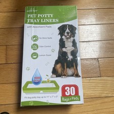 30 Pack Pet Loo Liners with Super Absorbent Pads for Petsafe Dog Potty Dispos...