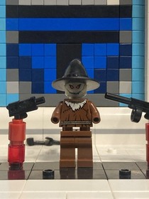 Lego Batman 7785 7886 Scarecrow Minifigure Excellent Condition - No Cracks!