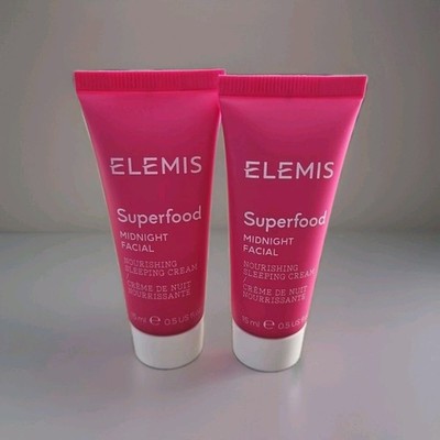Elemis Superfood Midnight Facial 0.5oz / 15ml Sealed ( Set Of 2 )