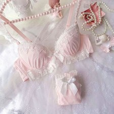 38C 38D 40C 40D 32C 32D 34DD 36DD Reggiseno donna con ferretto mutandine intimo preppy