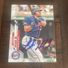 2020 Topps Lamonte Wade Jr. #495 RC Rookie Minnesota Twins AUTO SIGNED IP