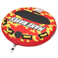 Towable Tubes for Boating, 2-Rider Inflatable Boat Tubes and Towables, 340lbs Ca