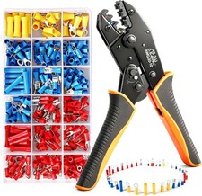 Set Di Puntalini, Pinza Crimpatrice Capicorda, 18 Modelli [0,5-6 Mm²] Pinza Crim