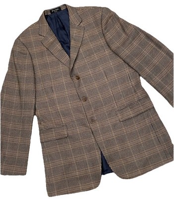 Loro Piano Cashmere Blazer Nordstrom Sport Coat Glen Plaid Size 44L *read below