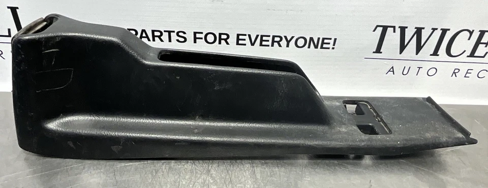 1990-1993 Acura Integra tampa de freio de mão console central moldura acabamento preto fabricante de equipamento original - Imagem 4 de 4