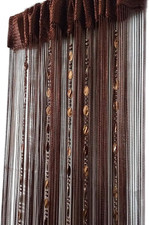 100Cmx200Cm Decorative Door String Curtain Beads Wall Panel Fringe Window Room D