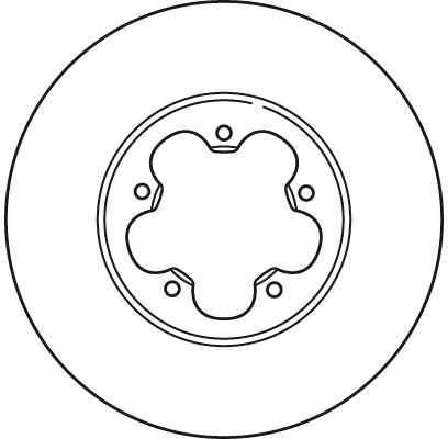 Disque de frein TRW DF2389S ventilé haute performance anti vibration pour sécurité accrue