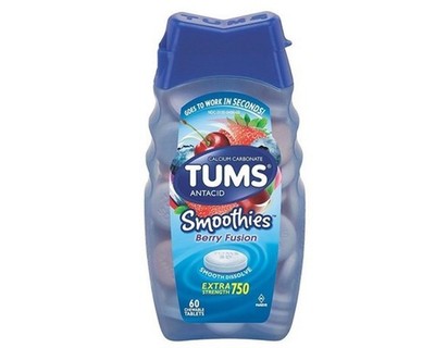 TUMS Antazida Smoothies Berry Fusion Tabletten 60 August 2028