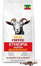 Ethiopia Harrar Coffee Beans 1kg Ground Filter Coffee Arabica Blueberry GOAT New