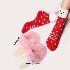 1 Pair Winter Clog Liners - Plush Slipper Liners For Women Girls - Removable