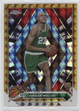 2023-24 Topps Chrome Gold Geometric Refractor 36/50 Jordan Walsh #189 11ng