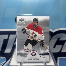 2016 UD Team Canada Juniors #79, NOAH GREGOR SP RC 🔥🔥🔥 Rookie Base