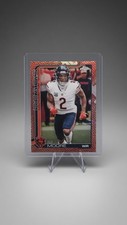 Topps 2025 Chrome DJ Moore Football Leather Parallel #48 Chicago Bears NFL