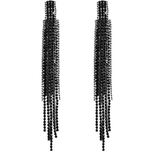 Boucles D'oreilles Design Cactus Avec Strass - Décor Fête - Neuf Avec étiquettes