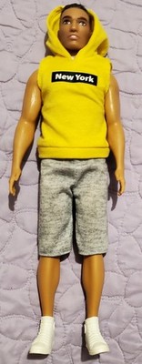 Mattel Barbie Fashionistas #131 New York Ken Doll 2018 Broad Body Molded Hair