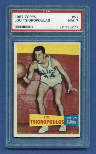 Lou Tsioropoulos #57 1957 Topps card
