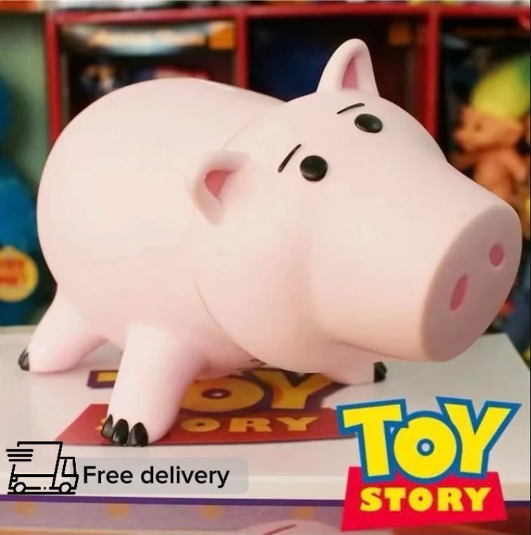 Kids Piggy Bank, Toy Story 3 Doctor hamm the Pig Action Figures Gift Dolls