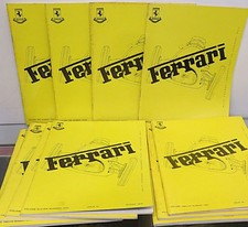 Ferrari Owners Club Journal Magazine Late 70's plus 80's Eleven Volumes Total