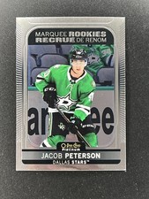 2021-22 O-Pee-Chee Platinum Jacob Peterson Marquee ROOKIE RC Card #277
