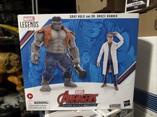 Avengers 60th Anniversary Marvel Legends Gray Hulk & Dr. Bruce Banner NEW