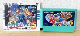 Famicom Rockman 5 Blues' Trap Complete Item