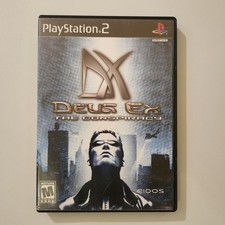Deus Ex: The Conspiracy (Sony PlayStation 2 PS2, 2002) No Manual