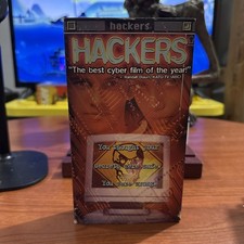 Hackers VHS Cyber Thriller 1995 Hack the Planet Angelina Jolie Matthew Lillard