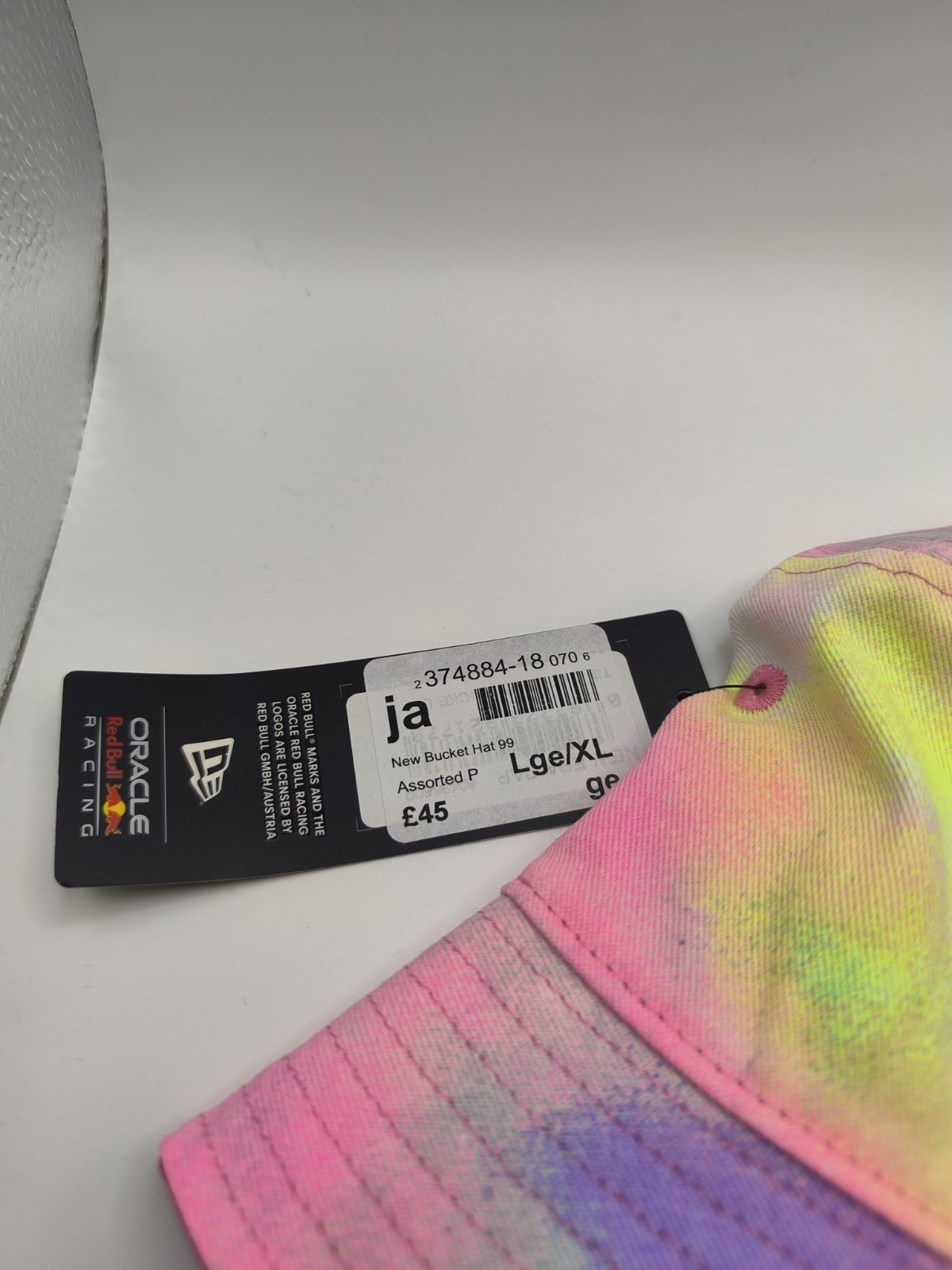New Era Red Bull Racing Bucket Hat Tie Dye Brand New image 3