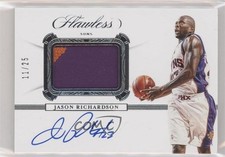 2019 Panini Flawless Signature Prime Materials 11/25 Jason Richardson Auto 3d3