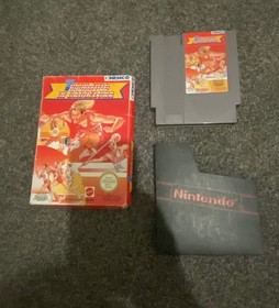 Track & Field In Barcelona - Nintendo NES PAL Game Cartridge, Box & sleeve. 