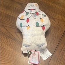 Pottery Barn Kids Bumble Pillow with Festive Lights, NWT
