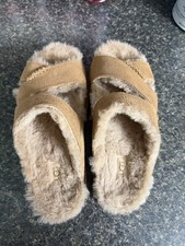 UGG Greenport Women's Slide Sandals, Shearling Lining, Size 8
