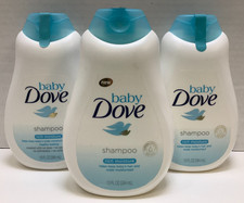 Dove Baby Hypoallergenic Tear-Free Shampoo, Rich Moisture, 13oz, Lot of 3