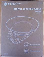 Etekcity Digital Kitchen Scale EK5250 Silver New In Box
