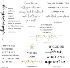 BBTO Bible Verse Wall Stickers Inspirational Quote As the Pictures Shown 
