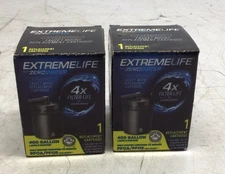 Extreme Life Zero Water Faucet Mount Replacement Cartridge ZRFM-001 Lot Of 2