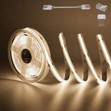 PAUTIX 32.8ft 10m COB LED Strip Light 5040 LEDs Natural White 4000K High Lumen
