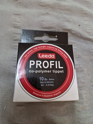 Leeda Profile Co-Polymer Vorfach 10lb 50m Angelschnur Forelle Fliegenfischen