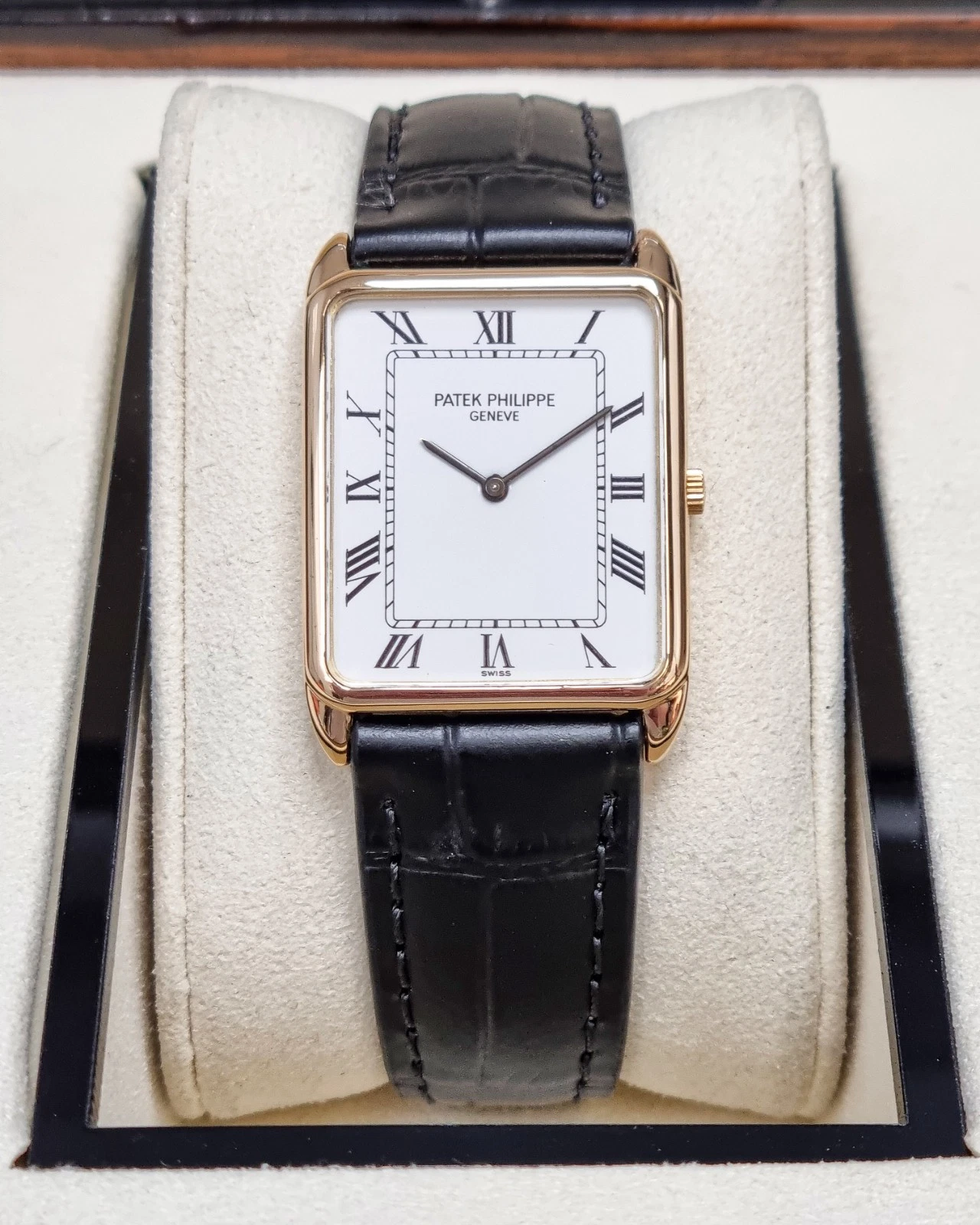 Patek Philippe — Patek Philippe Gondolo 18kt Yellow Gold 24mm x 28mm with Box Ref. 3803