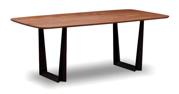 Eleganter Brauner Esstisch Aus Holz FüR GemüTliche Essbereiche-image