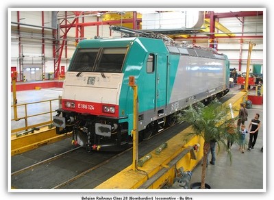 Belgian Railways Class 28 (Bombardier)  railroad Train Railway