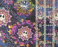 Custom 100 Cotton Woven Fabric NBC Jack Nightmare Before By The 1/4 Yard
